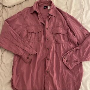 The North Face Mauve Button-Up Shirt